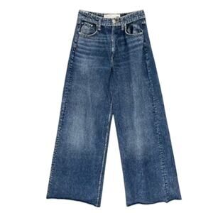 Rag and Bone Miramar Wide Leg Pants Size 23 CROPPED